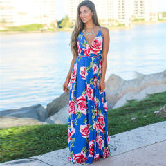 Women Beach Break Clothes Summer Floor-Length Streetwear PQ22020F