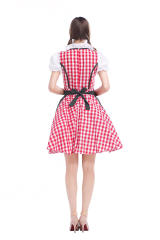 Bavarian Maid Cosplay Costume German Oktoberfest Beergirl Fancy Dress PQPS2841