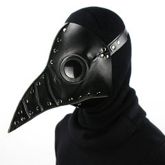 Brown Halloween Party Props Steampunk Plague Beak Mask PQHG074B