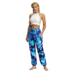Women Harem Hippie Pants Digital Print Yoga Leggings PQYCI-052