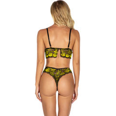Women Bra Set with Panties Sexy Vallentine Day Sheer Lace Underwear PQ201701A