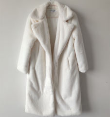 Pink Fashion Rabbit Fur Jackets Faux Bunny Fur Coat Women PQ988B