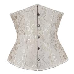 Red Classic Court Girdle Bridal Corset Women Underbust Corselet PQ537A