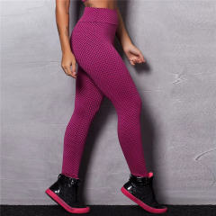 Black Bubble Butt Yoga Outfits High Waist Leggings Women Activewear PQ865B