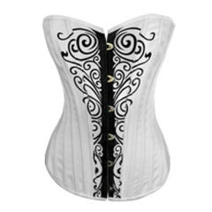 White Glue Bone Fashion Overbust Corselet For Women Sexy Corset PQAW04