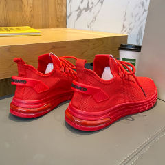 Pink Women Flykniting Casul Shoes Sport Shoes PQA7701A