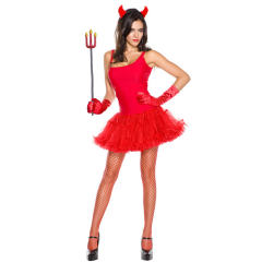 Devil Evil Cosplay Costumes Halloween Vampires Fancy Dress PQ930B