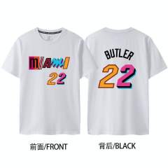 Jimmy Butler Basketball Fan Tops Miami Heat Streetwear 8th Seed Upset Cotton T-shirt PQ63356