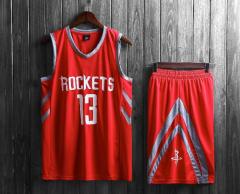 Adult Huston Rockets Basketball Fan Apparel Kits James Harden Basketball Jersey PQJH098