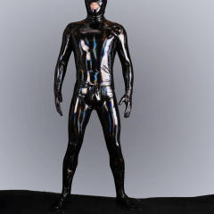 Symphony Latex Ammonia Jumpsuit Fetish Wear Sexy PU Catsuit For Men PQ-B08