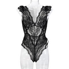 Sexy Teddy Lingerie Lace Bodysuit Womens Wholesale Bustiers PQ3579