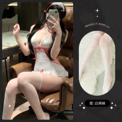 Halloween Nurse Costume For Women Carnival Lingerie Cosplay Fancy Dress PQ8772