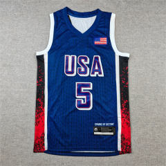United States basketball team Jersey for the 2024 Paris Olympics Basketball Kits PQ-US030
