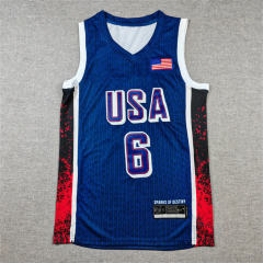 United States basketball team Jersey for the 2024 Paris Olympics Basketball Kits PQ-US030