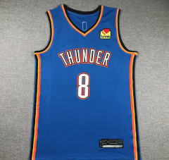 Jalen Williams Basketball Kits Fan Apparel Oklahoma City Thunder Tops PQ-JW008