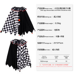 Halloween Horror Joker Fancy Dress Terrifier Uniform Clown Costume PQ350
