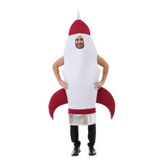 Rocket Jumpsuit Adult Space Suit Cosplay Overalls Halloween Costume PQ24551
