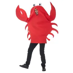 Halloween Crab Costume Marine Life Jumpsuit Carnival Cosplay Uniform PQ27163
