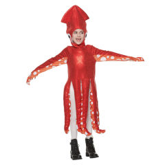 Halloween Cuttlefish Costume Carnival Cosplay Jumpsuit Octopus Uniform PQ27025
