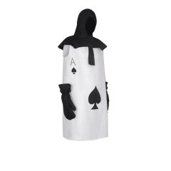 Alice's Adventures in Wonderland poker warrior Costume Block Spades cosplay Halloween Uniform PQ24009