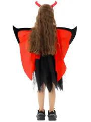 Halloween Horror Children Vampire Costume Kid Masquerade Witch Cosplay Uniform PQ5570