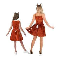Christmas Reindeer Fancy Dress For Woman Elk Uniform Sexy Xmas Costume PQ192225