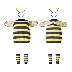 Halloween Bee Fancy Dress Sexy Honeybee Costume Carnival Cosplay Outfit PQ88A
