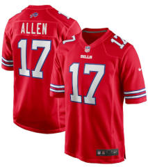 Buffalo Bills Fan Apparel T-shirt Allen American Football Jersey PQ-QY12