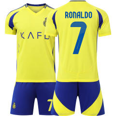 24-25 Cristiano Ronaldo Al-Nassr FC Soccer Jersey Riyadh Kit CR Football Fan Apparel PQ-SZ2425