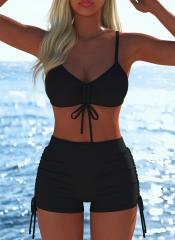 Women's Rainbow Ombre Two-Piece Bikini Set, Swimwear for Female PQC25