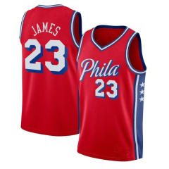 King James Basketball Jersey Philadelphia Basketball Fan Apparel 76ers Kits PQ-PH023