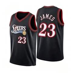 King James Basketball Jersey Philadelphia Basketball Fan Apparel 76ers Kits PQ-PH023