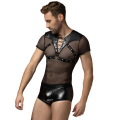 Wholesale Gay Club Wear Mesh Lingerie For Men Sexy Fetish Wear PQ2327