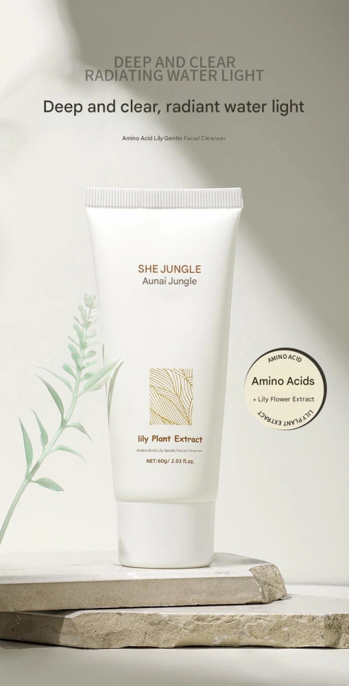 Texture and application of the facial cleanser