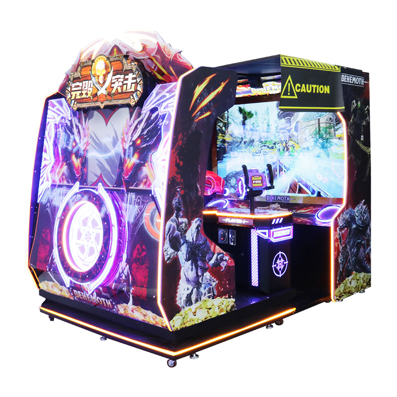 Dinosaur Game Machine Dinosaur World Gun Shooting Arcade Game Machine for Kids Game Center Coin Operated Indoor Target Arcade Shooting Game Machines