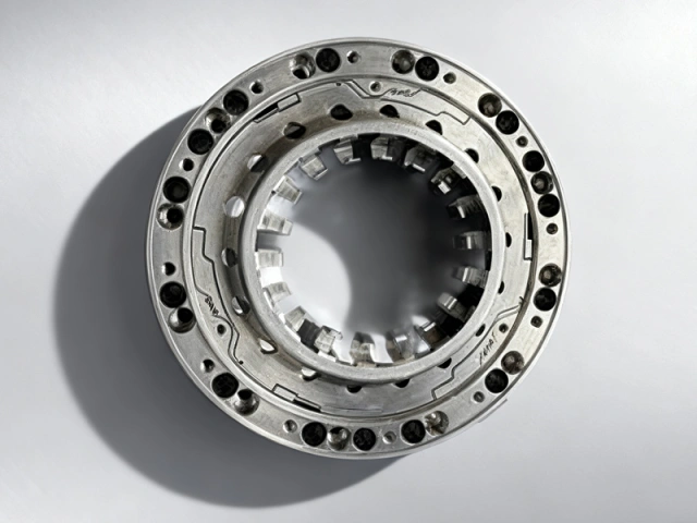Laser flange assembly part for precision CNC machining