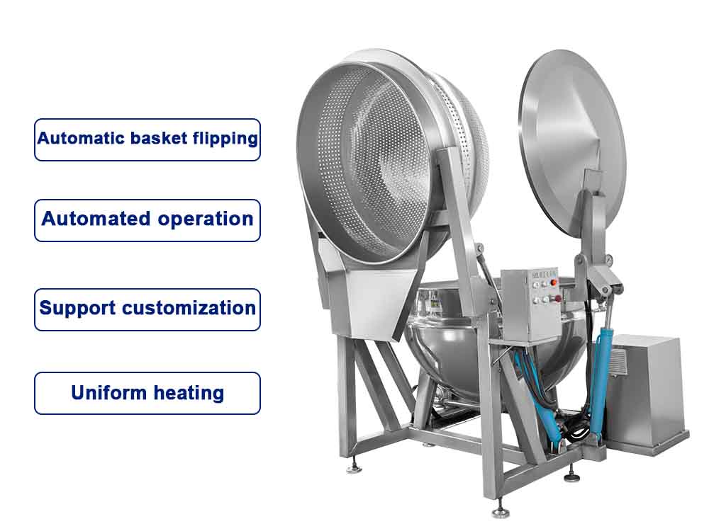 Tilting basket jacketed kettle price