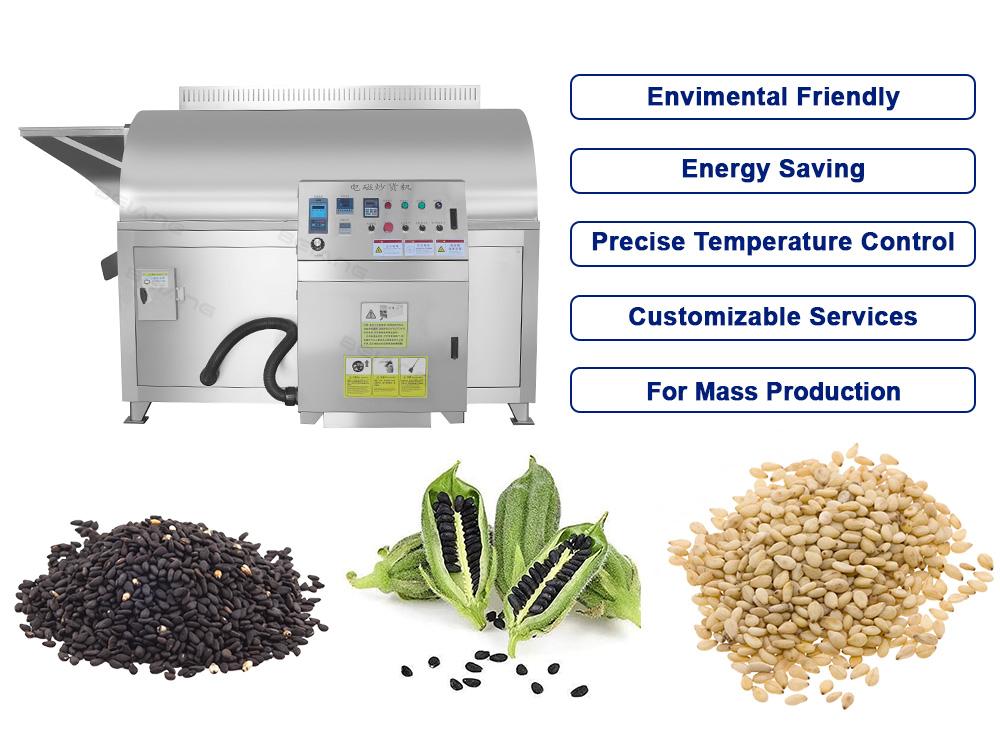 Automatic Sesame Roasting Machine Supplier