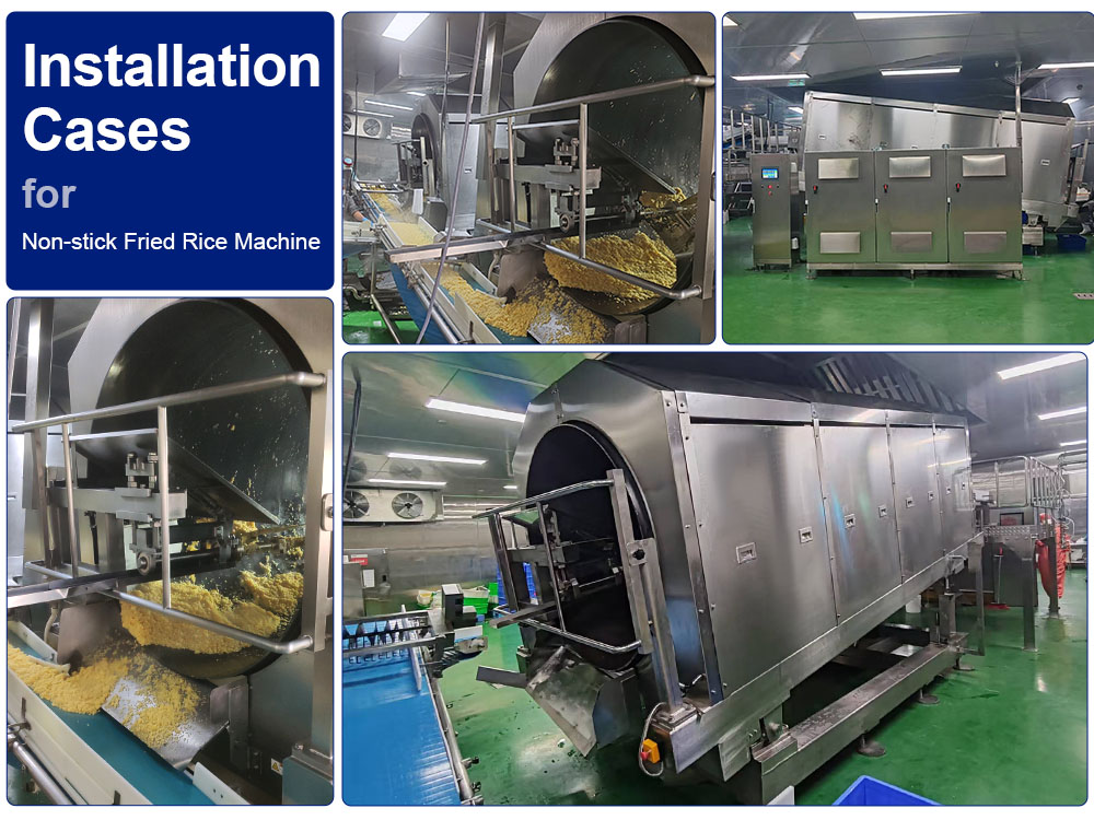 Automatic no stick fried rice machine price