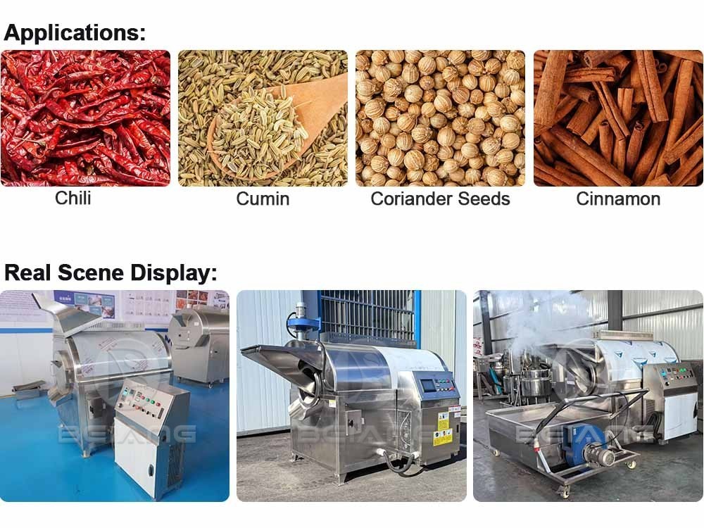 Automatic Chili Roasting Machine