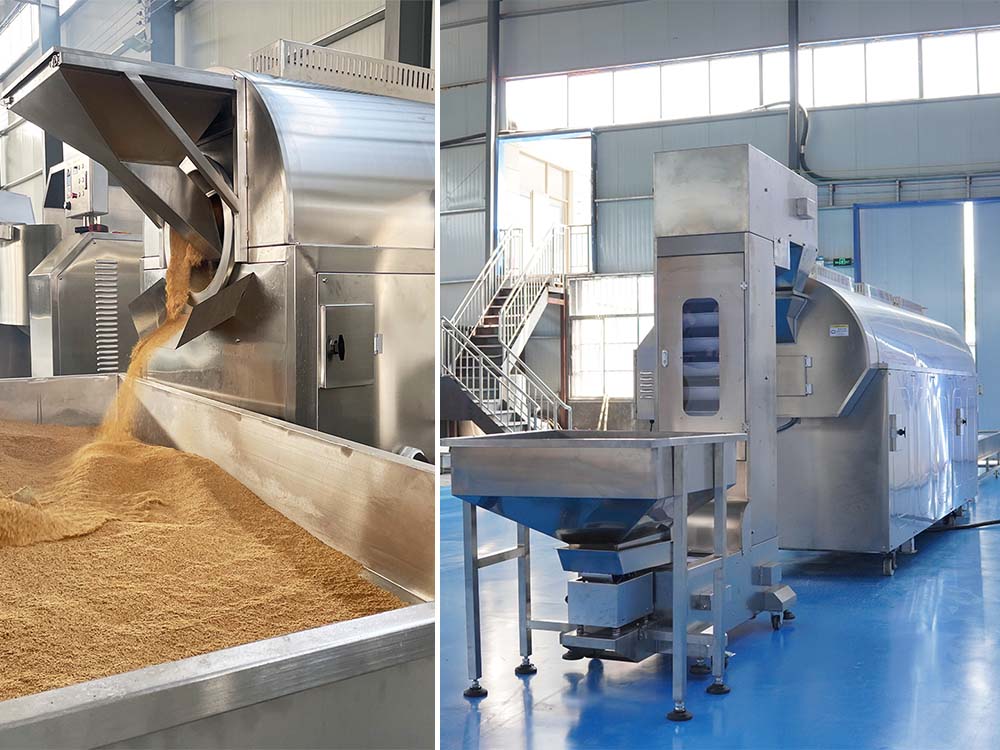 Batch Nut Roasting Machine and Continuous Nut Roasting Line