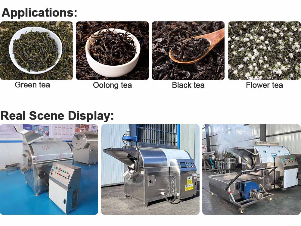 Automatic Tea Leaves Roasting Machine