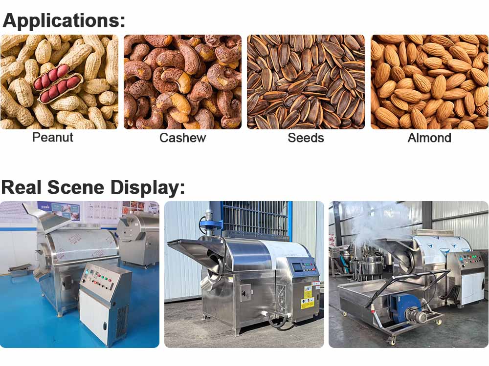 Electric Cashew Nut Roasting Machine