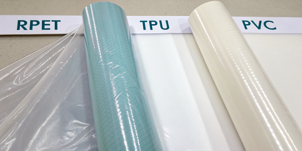 Choosing Between RPET, TPU, and PVC Side-by-side comparison of RPET, TPU, and PVC materials