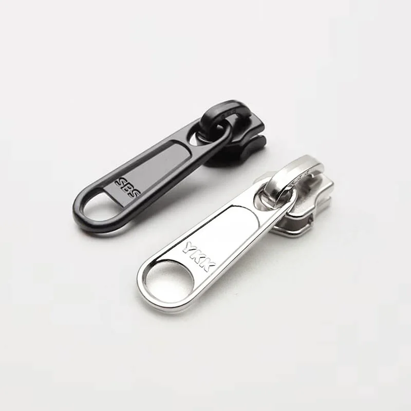 Zipper hardware detail for VIP airline gift pouch