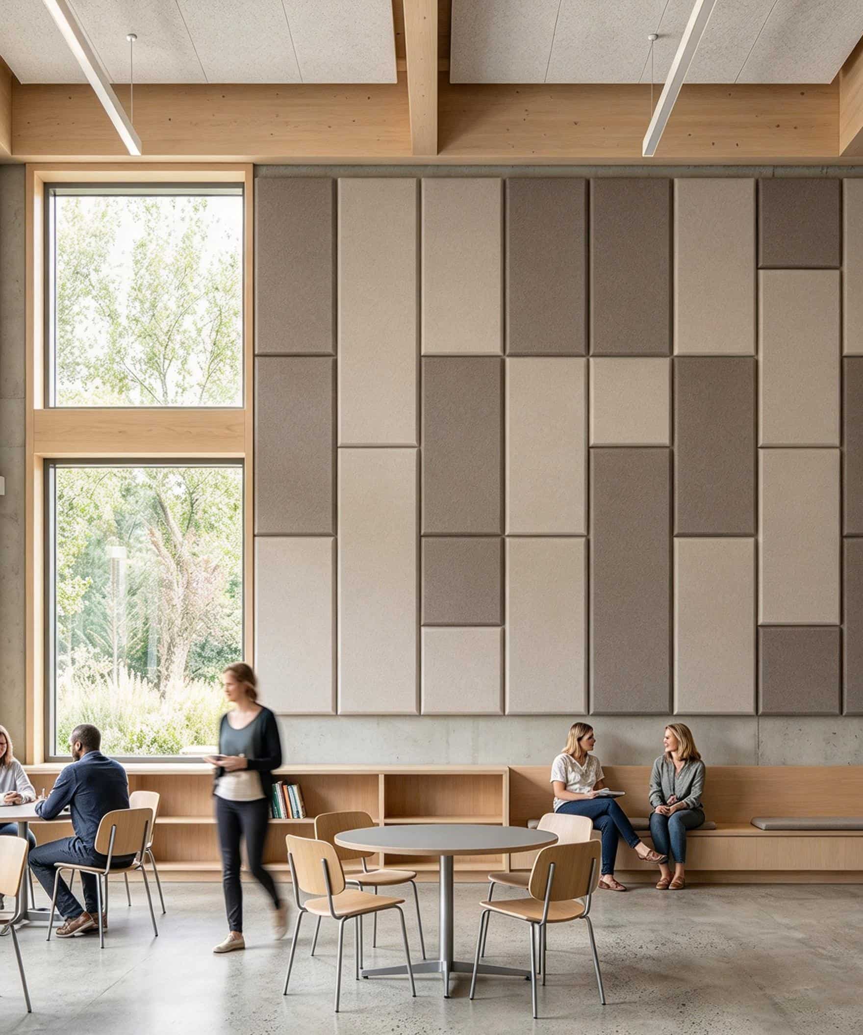 stretch fabric wall