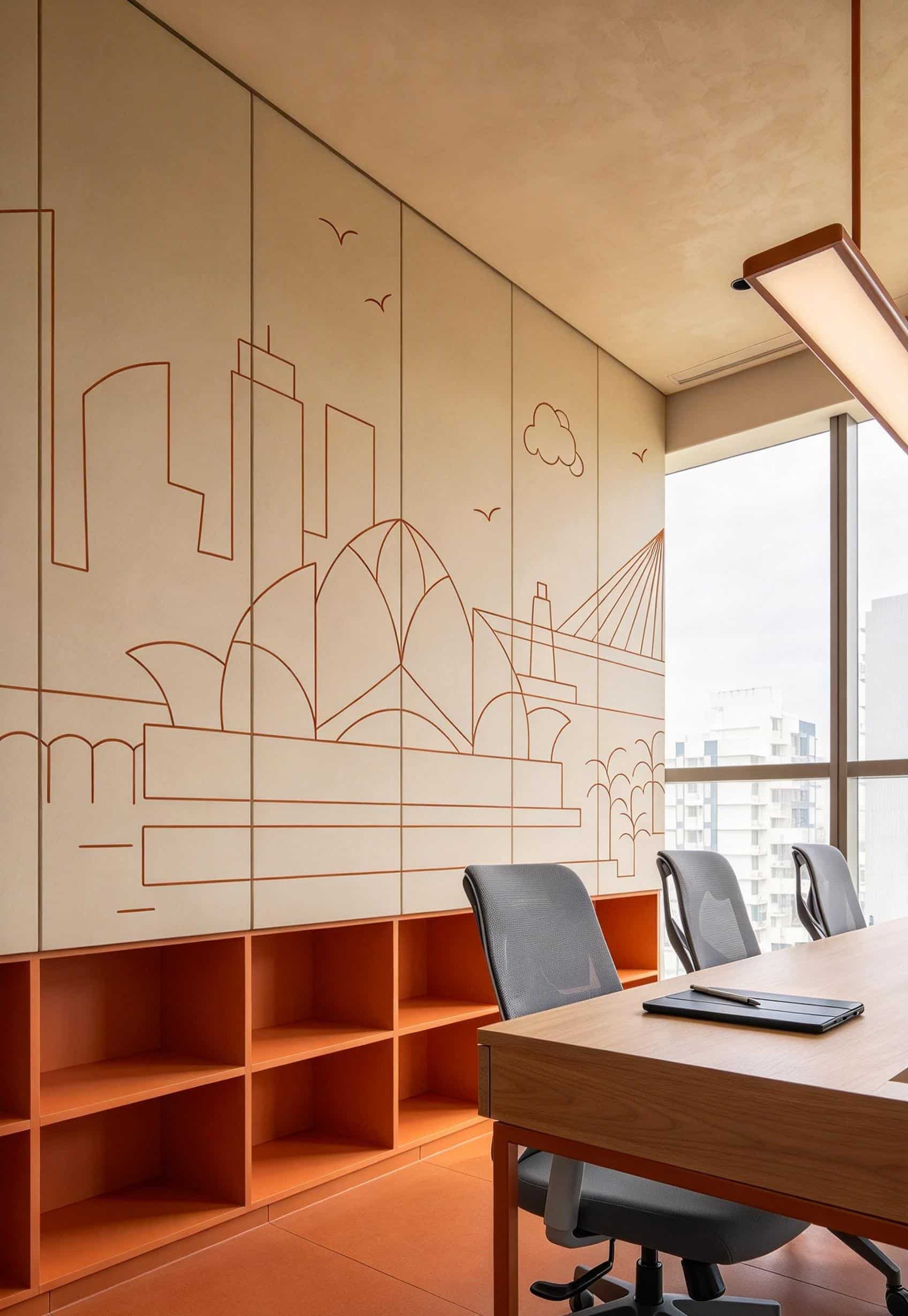 stretched fabric acoustic wall system