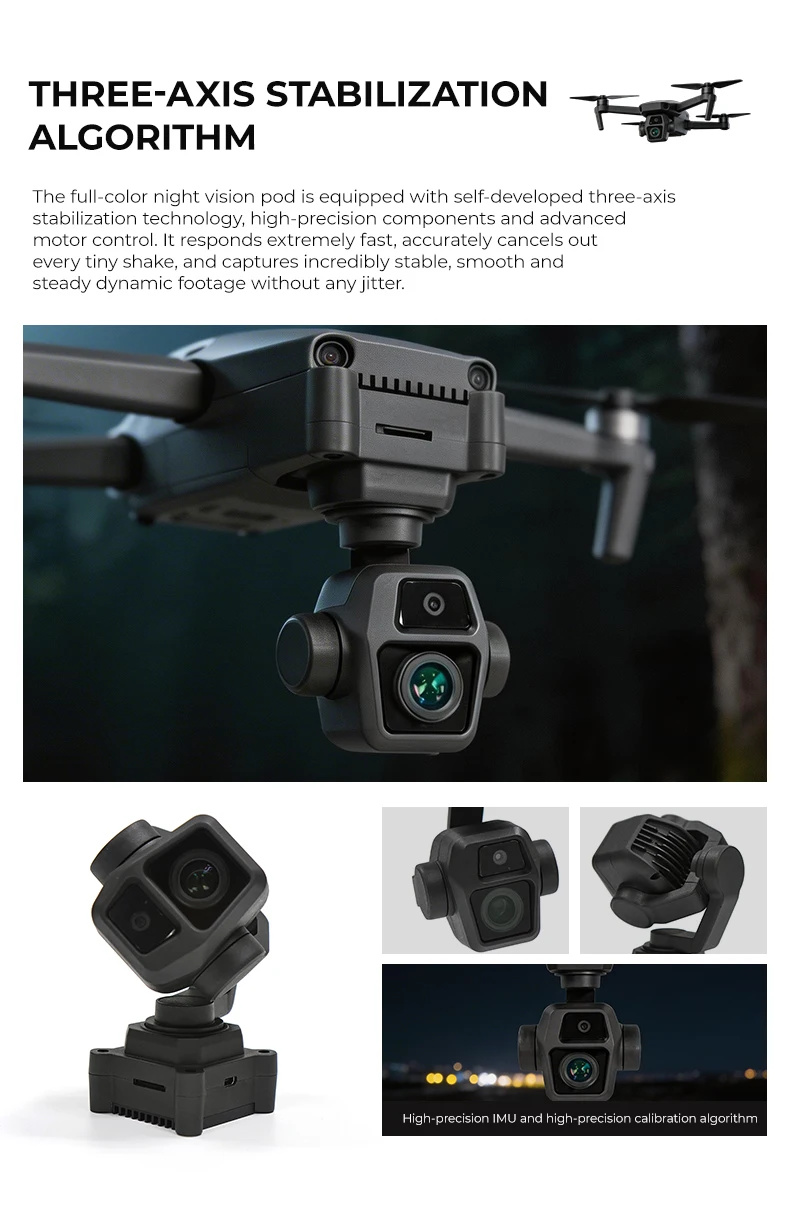 Drone gimbal camera detail 05