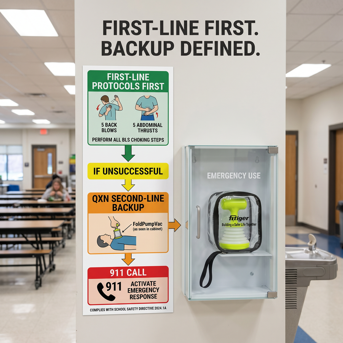 QXN second line backup placement school