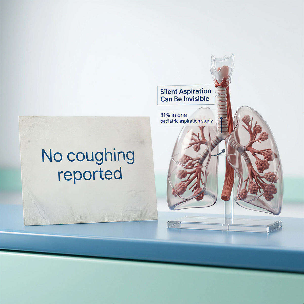 Silent aspiration review blind spot in pediatric choking risk